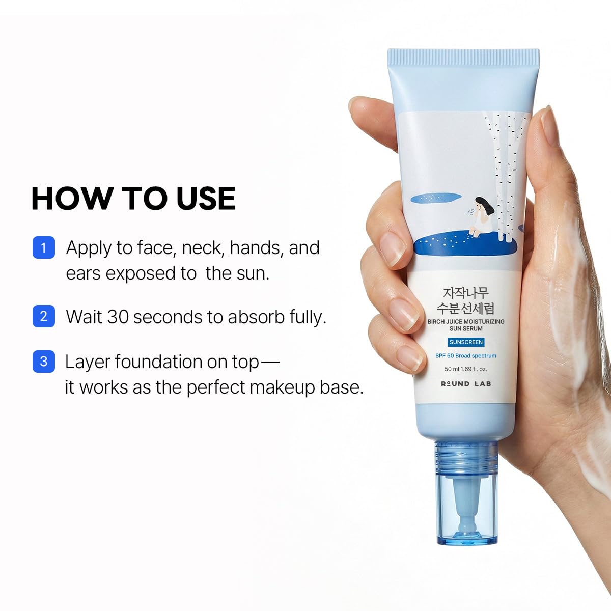Hayun SPF 50 PDRN Moisturizing Sun Serum